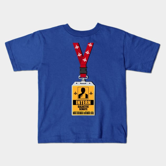 Galactic Senate Intern Kids T-Shirt by PopCultureShirts